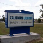 Calhoun Liberty Credit Union Sign